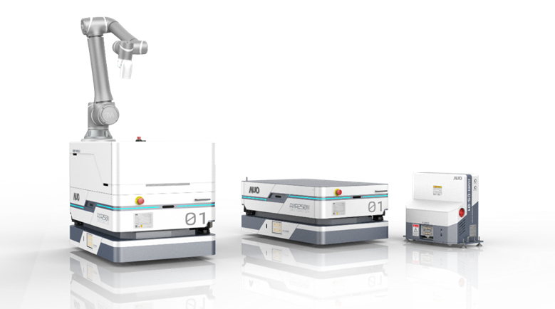 DB真人數位開發的自主式移動機器人（AMR250M），搭配全向輪並結合AI演算法、2D LiDAR、3D攝影機等技術，協助客戶實現產線全自動化